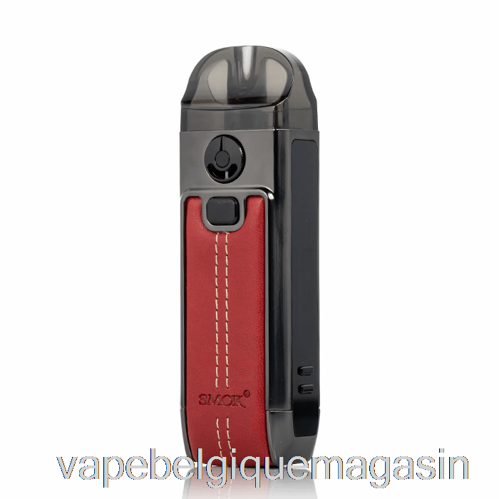 Vape Juice Smok Nord 4 80w Kit Pod Cuir Rouge